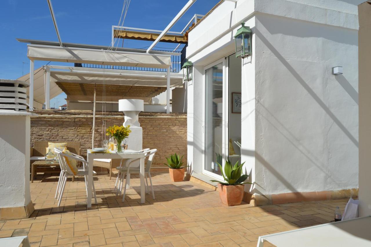Isg Apartments Precioso Atico Con Terraza Privada En El Centro Seville Luaran gambar