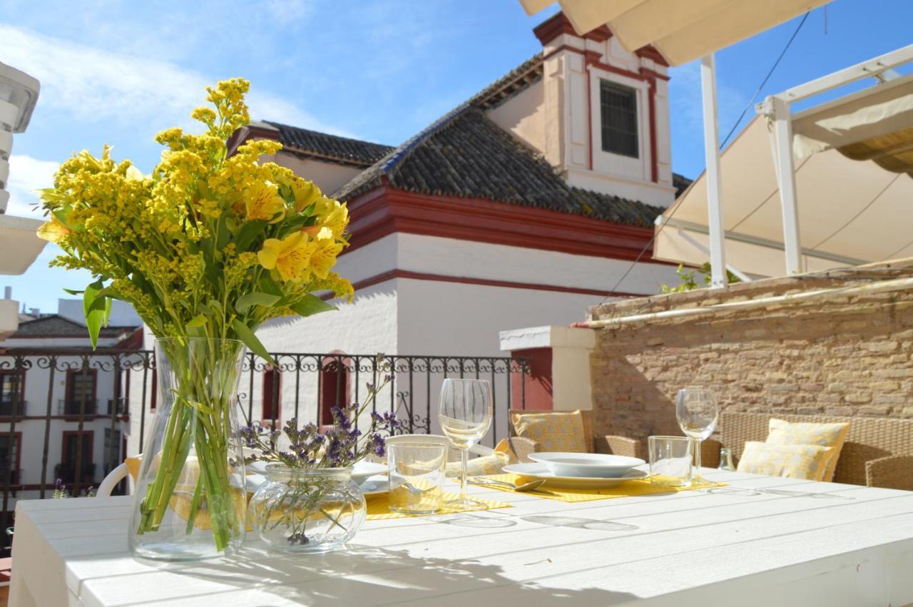 Isg Apartments Precioso Atico Con Terraza Privada En El Centro Seville Luaran gambar