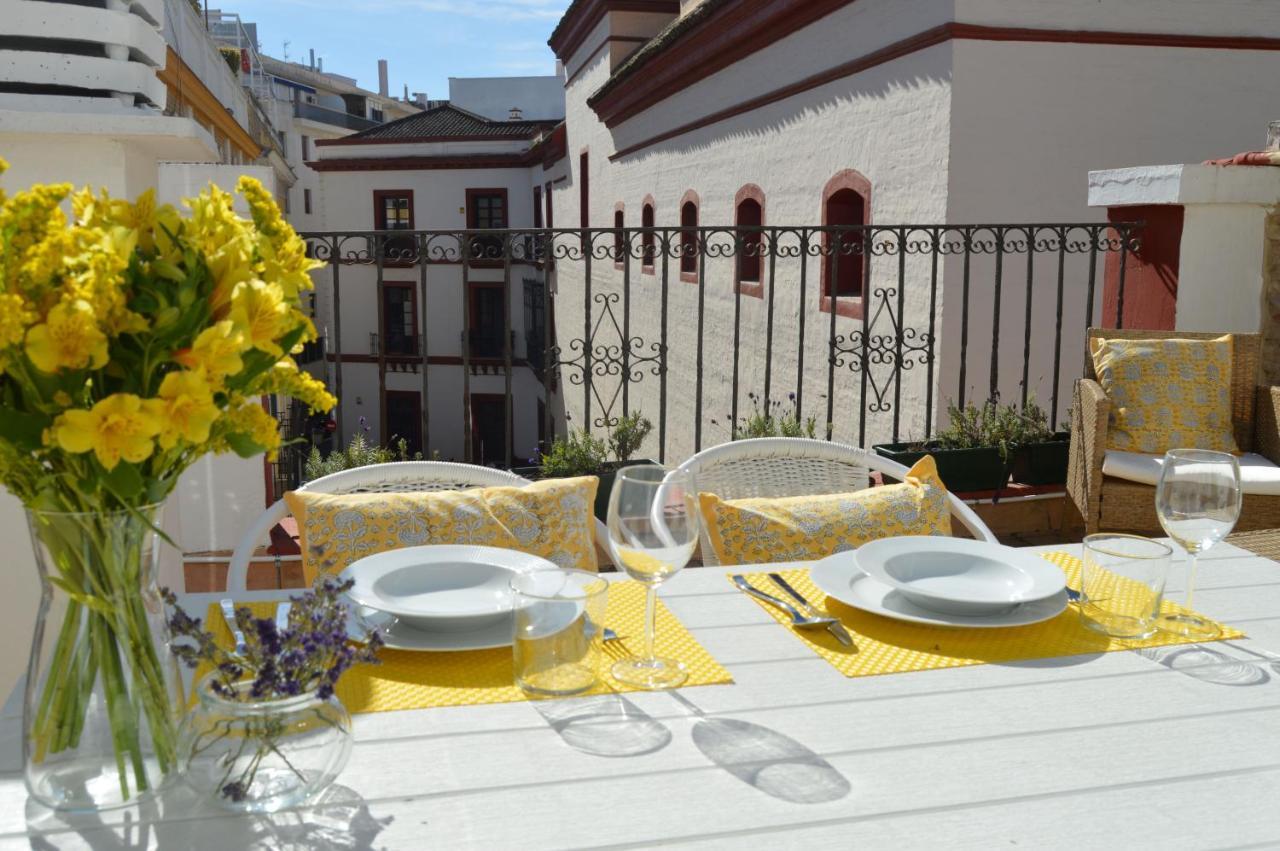 Isg Apartments Precioso Atico Con Terraza Privada En El Centro Seville Luaran gambar